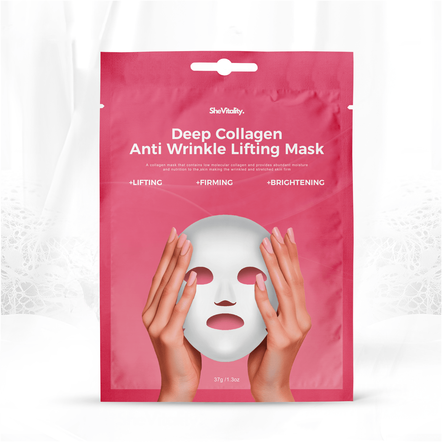 SheVitality™ Luxury Collagen Glow Up Mask 2.0 (FREE)