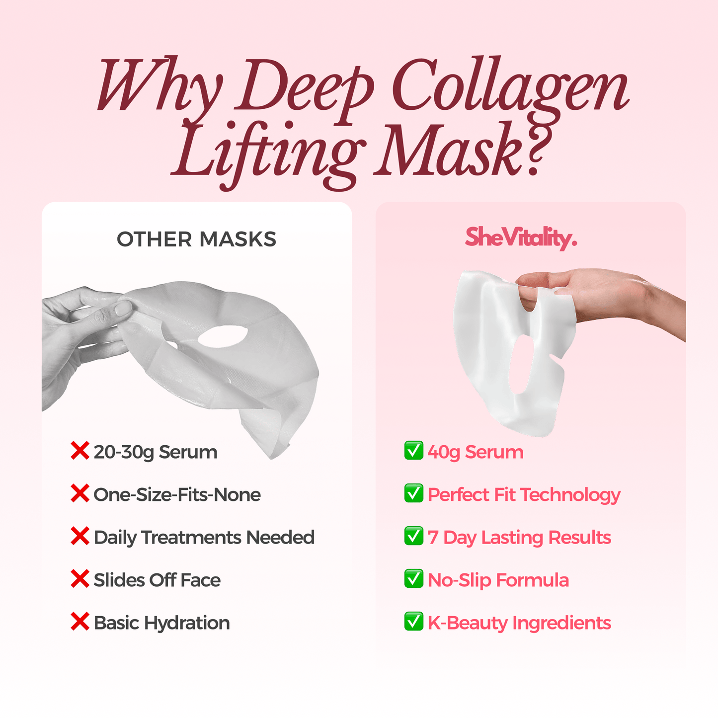 Luxury Collagen Glow Up Mask 2.0 (Spa-Level Results)