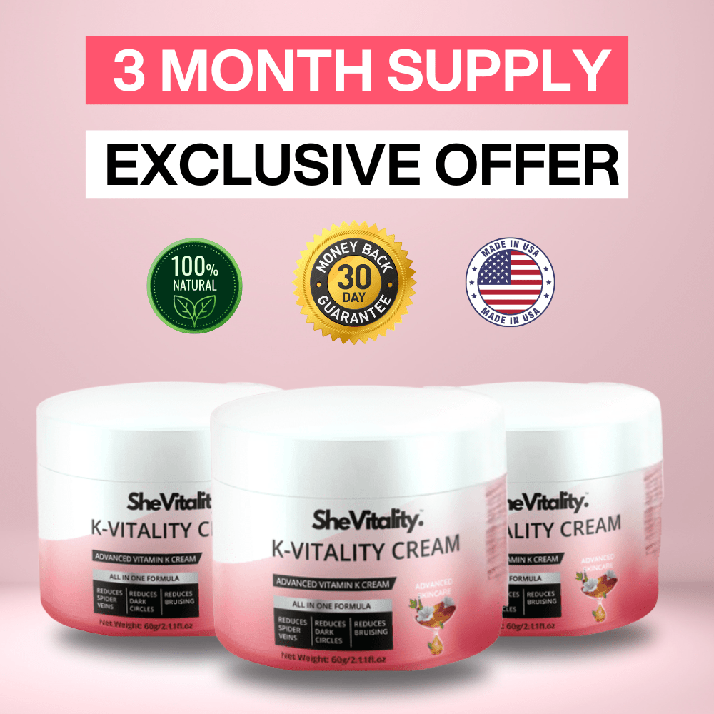 K-Vitality Cream™ 3 Month Supply